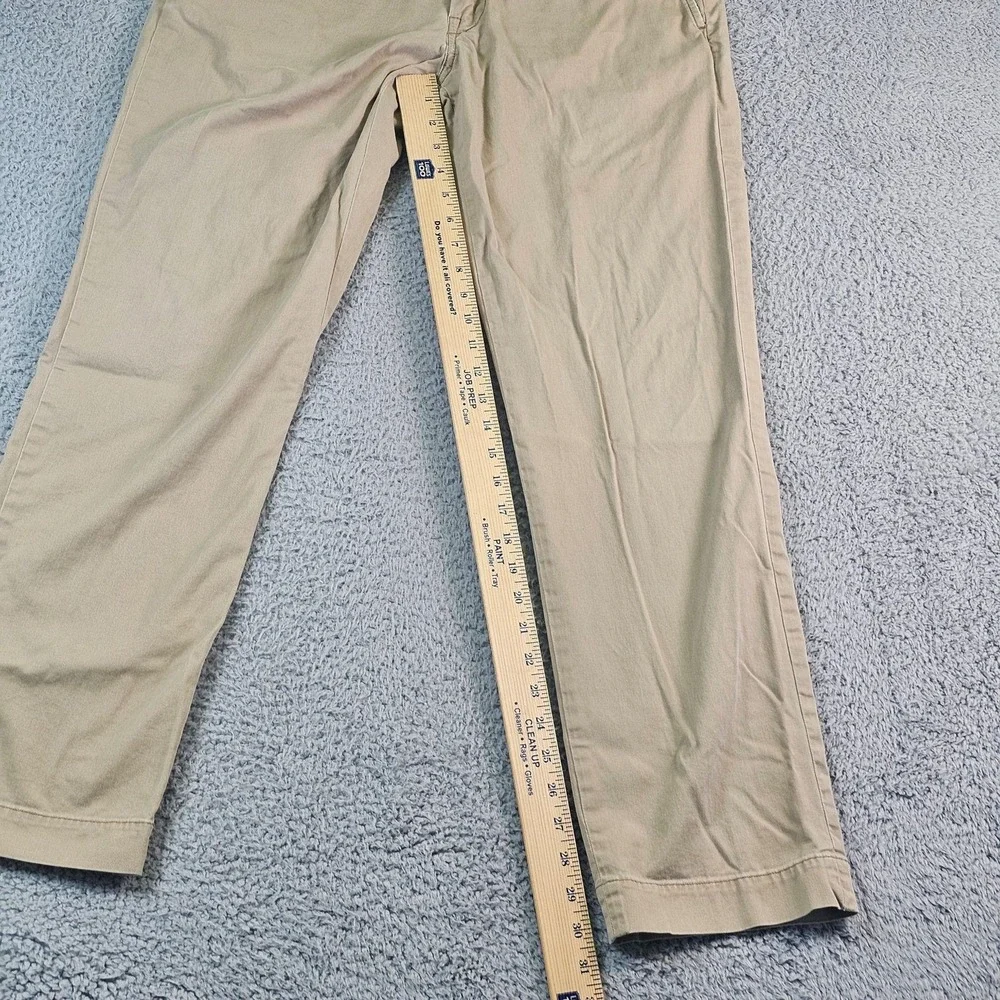Polo Ralph Lauren Polo Chino Pants Mens 34x32 Beige Stretch Straight Fit Casual